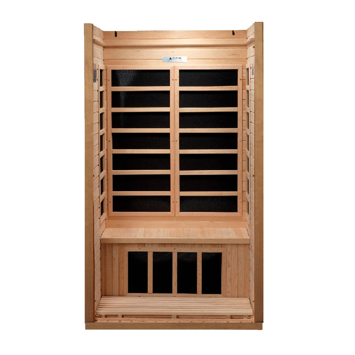 Golden Designs Geneva Elite 1-2 Person Near Zero EMF FAR Infrared Sauna