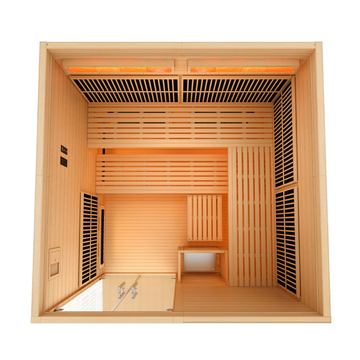 Golden Designs 2025 Toledo 6 Person Hybrid Sauna