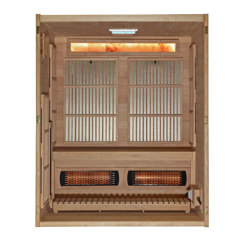 Golden Designs 2025 Soria 3 Person Hybrid Sauna