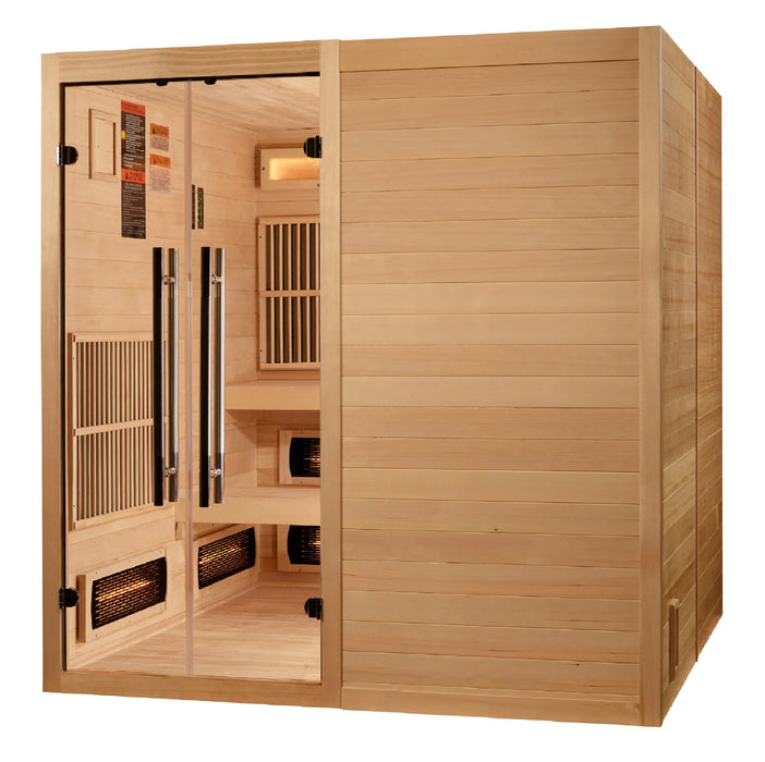 Golden Designs 2025 Toledo 6 Person Hybrid Sauna