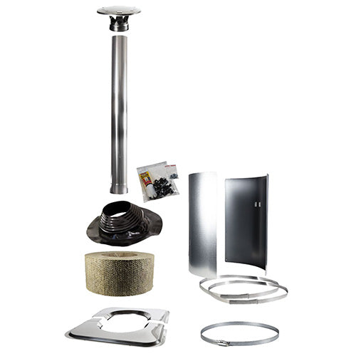 Chimney Tilted Accessory Kit, Stainless Steel
