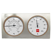 Harvia Steel Bucket and Ladle Set with Thermometer and Hygrometer