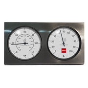 Harvia Steel Bucket and Ladle Set with Thermometer and Hygrometer