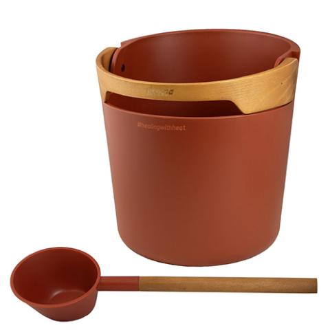 Harvia Helmi Sauna Bucket and Ladle Set