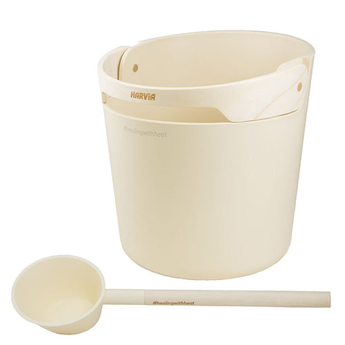 Harvia Helmi Sauna Bucket and Ladle Set