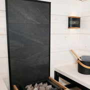 Harvia Decorative Stone Wall with Aluminum Frames
