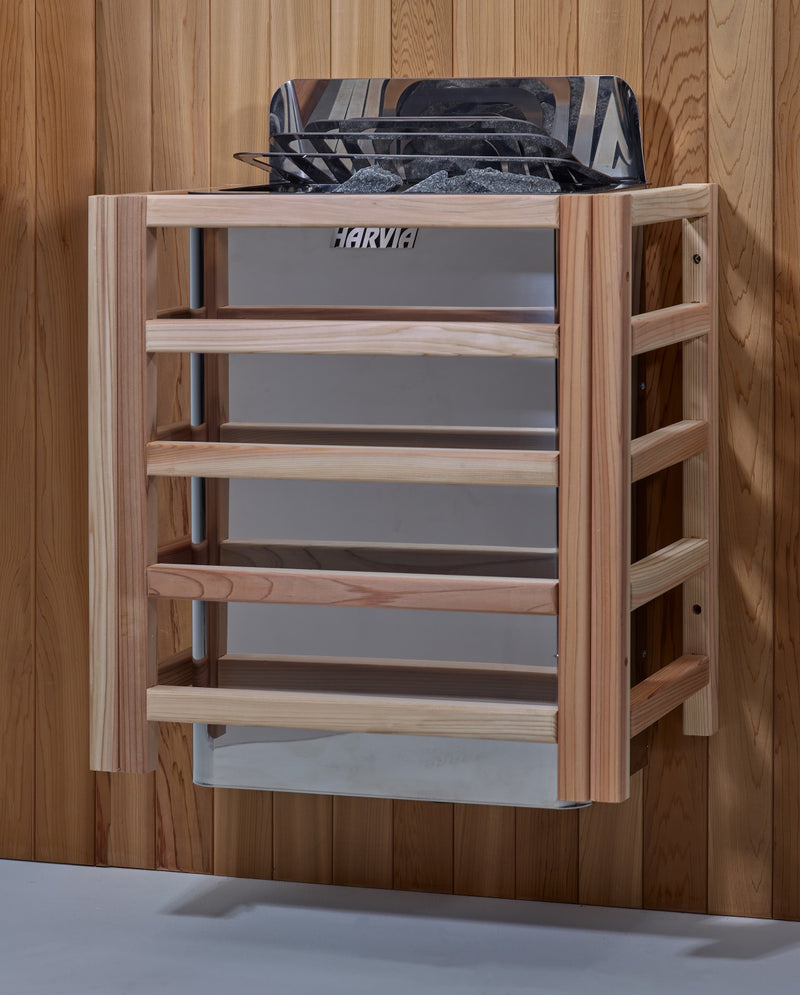 Golden Designs"4-Person Barrel Traditional Sauna - Arosa with Pacific Cedar"
