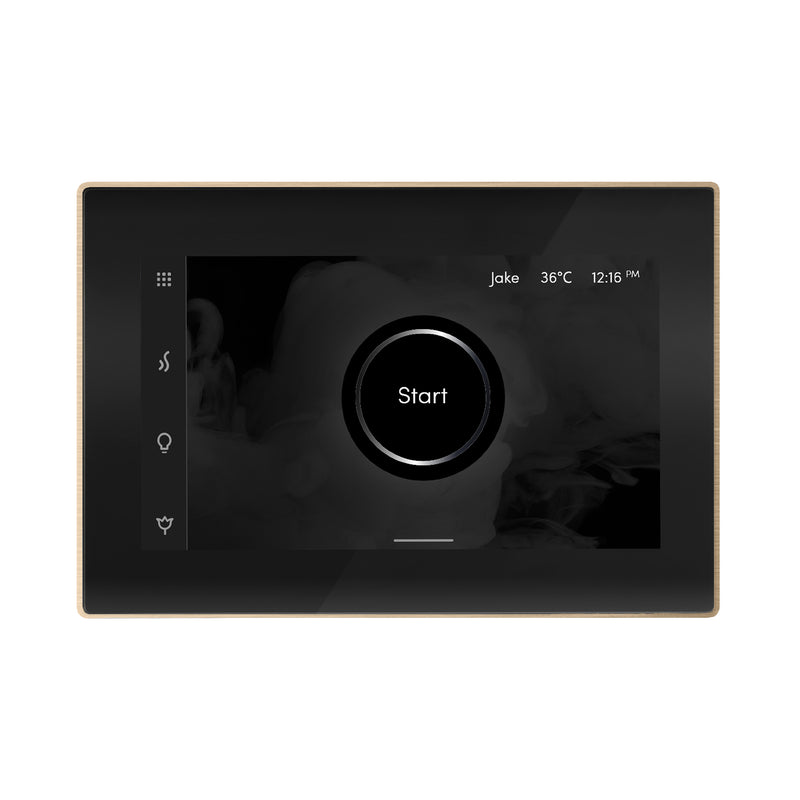 Mr.Steam iSteamX Steam Shower Control and Aroma Glass SteamHead