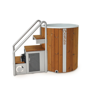 Icetubs IceBarrel Thermowood & Stainless Steel Cold/Hot Plunge — XL / With stairs