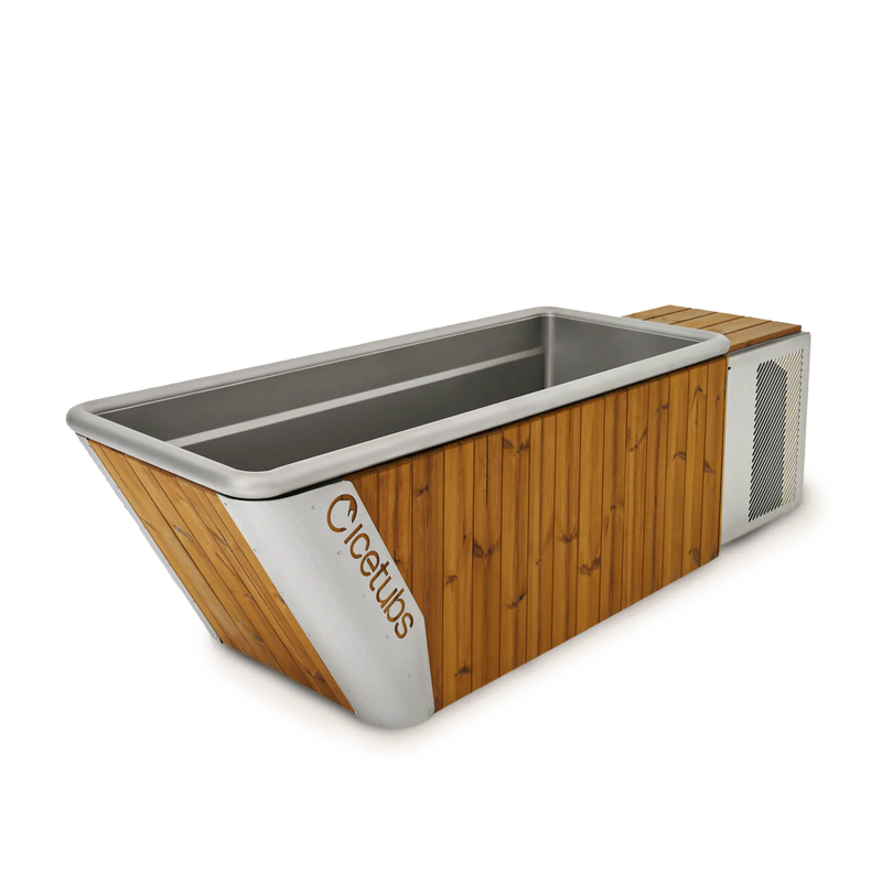 Icetubs IceBath Thermowood & Stainless Steel Cold/Hot Plunge — Standard