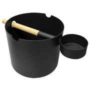 KOLO Sauna Set 1 Bucket & Ladle Set — 5 Liter — Black