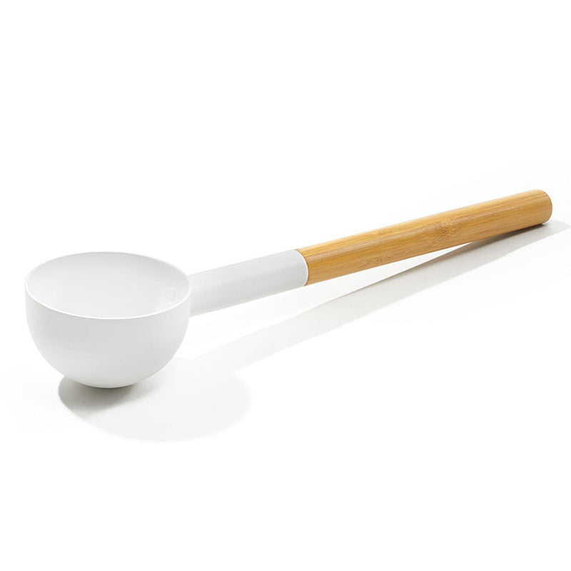 KOLO Ladle 2 Bamboo & Aluminum Sauna Ladle — White
