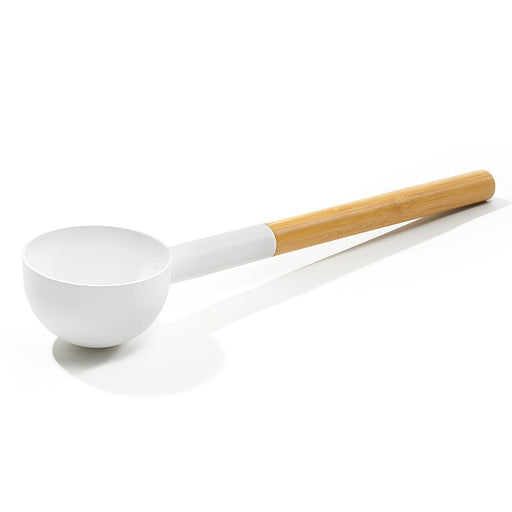 KOLO Ladle 2 Bamboo & Aluminum Sauna Ladle — White