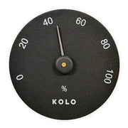 KOLO Round Sauna Hygrometer — Black — Default Title