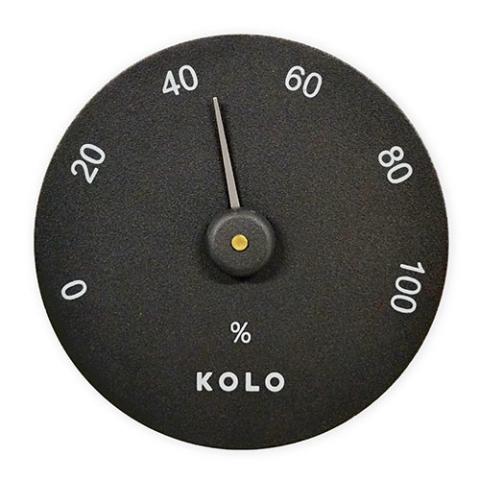 KOLO Round Sauna Hygrometer — Black — Default Title