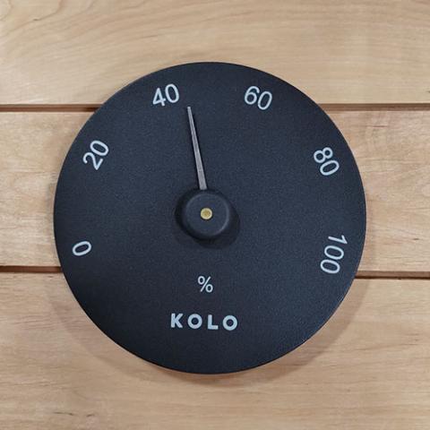 KOLO Round Sauna Hygrometer — Black — Default Title