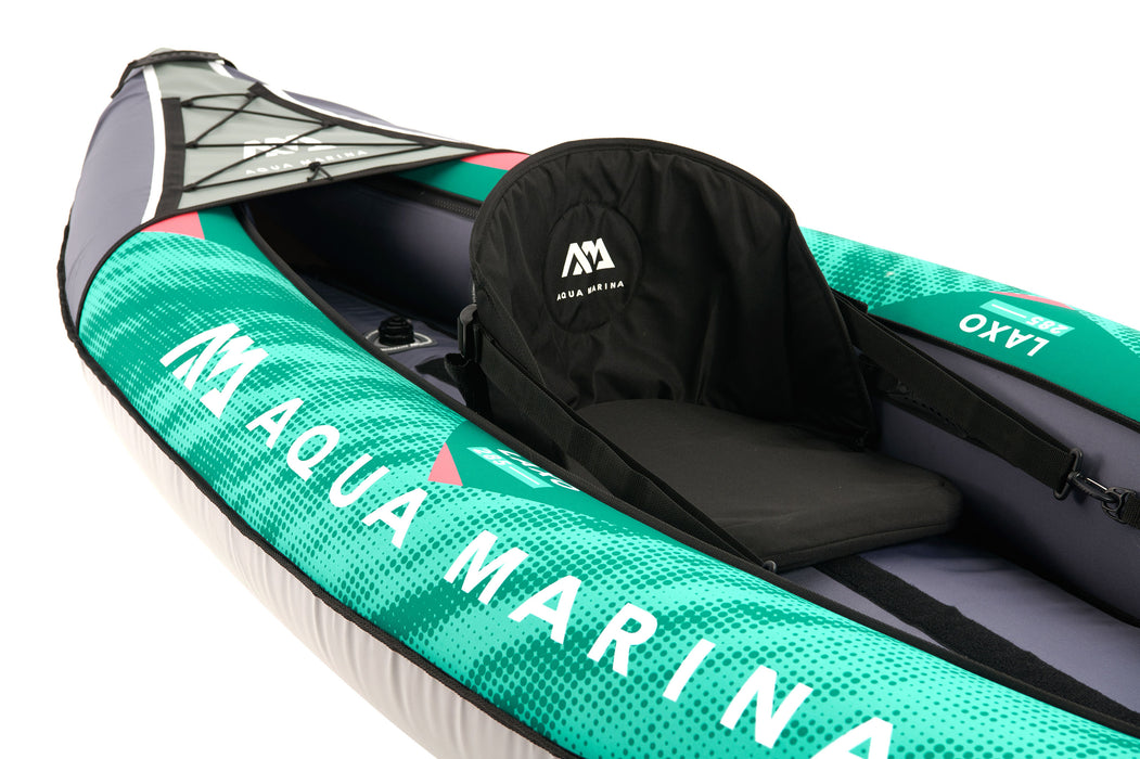 LAXO-285 Recreational Kayak - 1 Person. Inflatable Deck. Kayak Paddle Included.