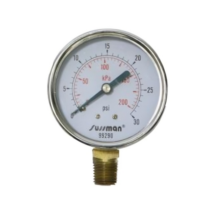 Mr.Steam 99290 Gauge, Pressure, 0-30 PSIG, CU Series