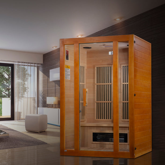 Golden Designs "2-Person Low EMF Infrared Sauna - Maxxus"