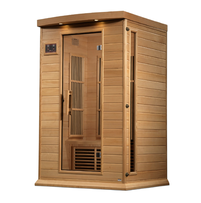 Golden Designs"2-Person Near Zero EMF Infrared Sauna - Maxxus"