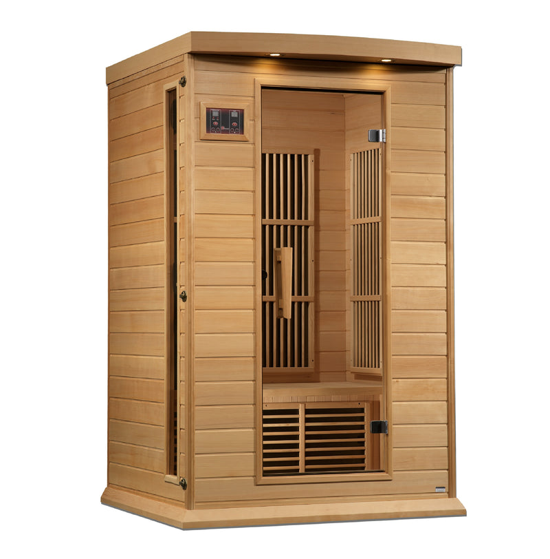Golden Designs"2-Person Near Zero EMF Infrared Sauna - Maxxus"