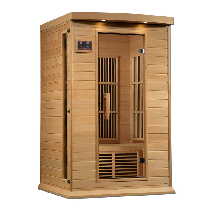 Golden Designs"2-Person Near Zero EMF Infrared Sauna - Maxxus"