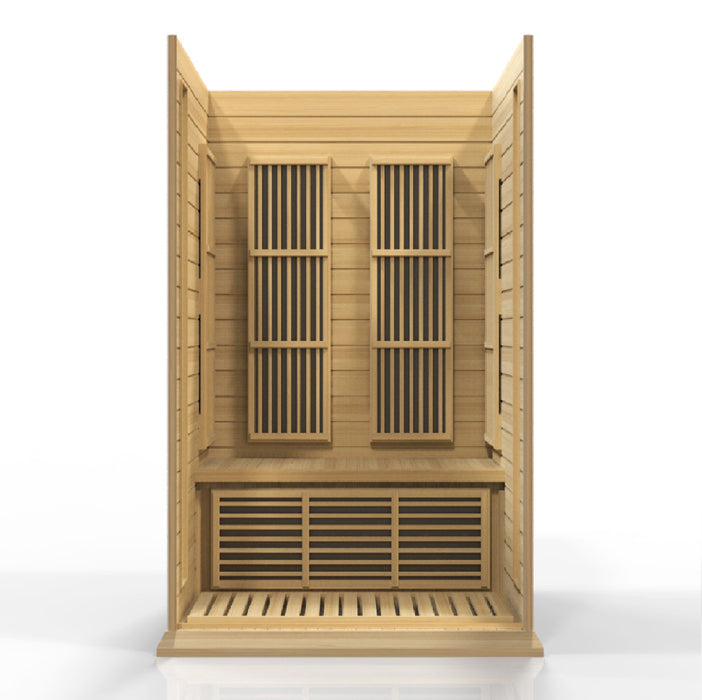 Golden Designs"2-Person Low EMF Infrared Sauna - Maxxus"