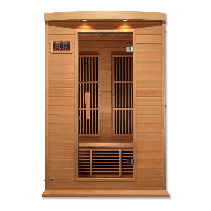 Golden Designs"2-Person Low EMF Infrared Sauna - Maxxus"