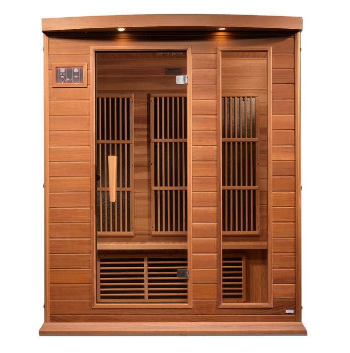 Golden Designs "3-Person Near Zero EMF Cedar Infrared Sauna - Maxxus"