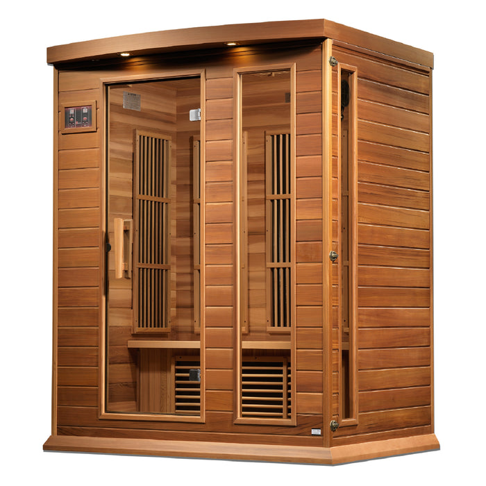 Golden Designs "3-Person Near Zero EMF Cedar Infrared Sauna - Maxxus"