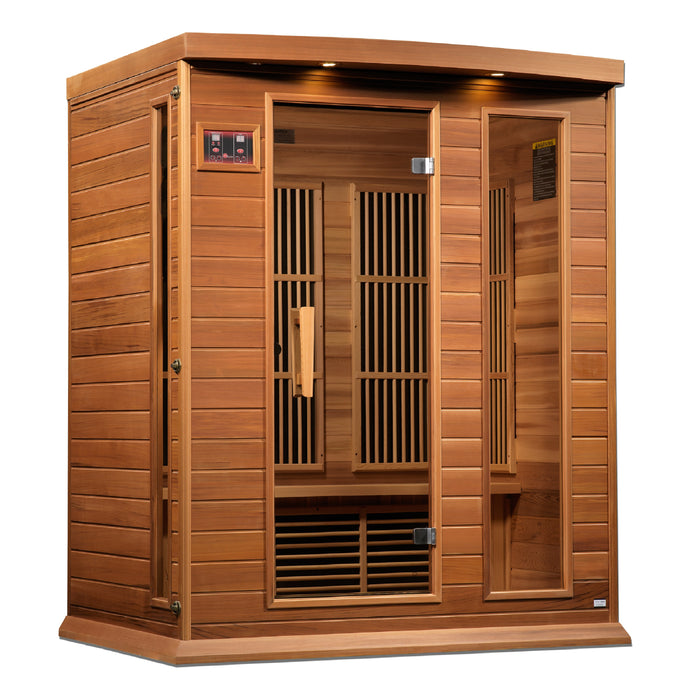 Golden Designs "3-Person Near Zero EMF Cedar Infrared Sauna - Maxxus"