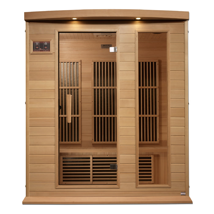 Golden Designs "3-Person Near Zero EMF Infrared Sauna - Maxxus"