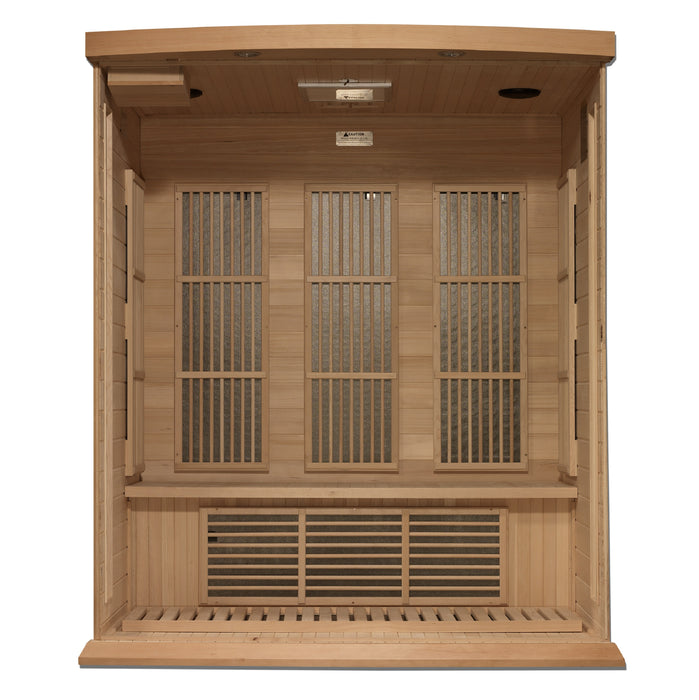 Golden Designs "3-Person Near Zero EMF Infrared Sauna - Maxxus"