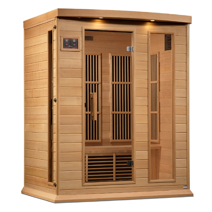 Golden Designs "3-Person Near Zero EMF Infrared Sauna - Maxxus"