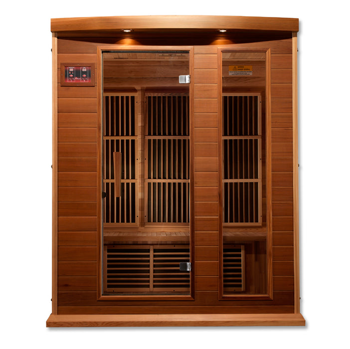 Golden Designs "3-Person Low EMF Cedar Infrared Sauna - Maxxus"