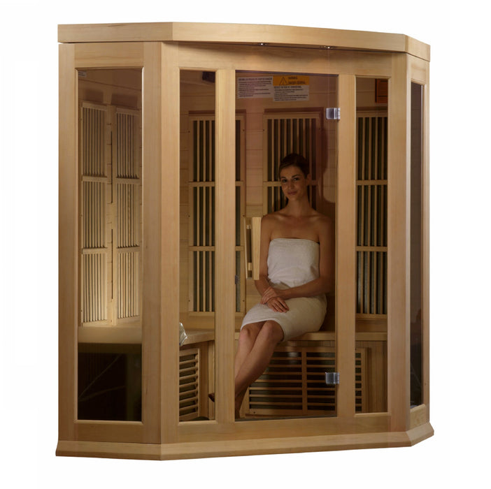 Golden Designs "3-Person Low EMF Infrared Sauna - Maxxus"