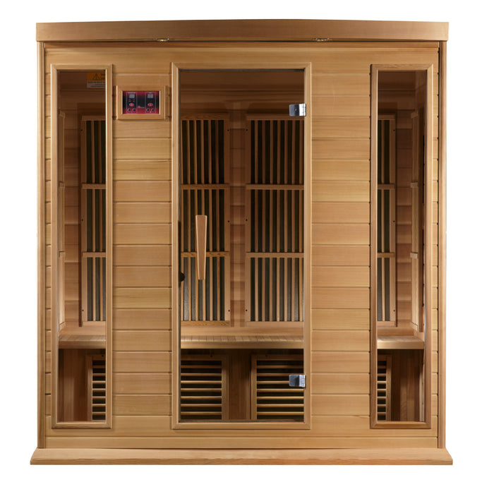 Golden Designs "4-Person Low EMF Cedar Infrared Sauna - Maxxus"