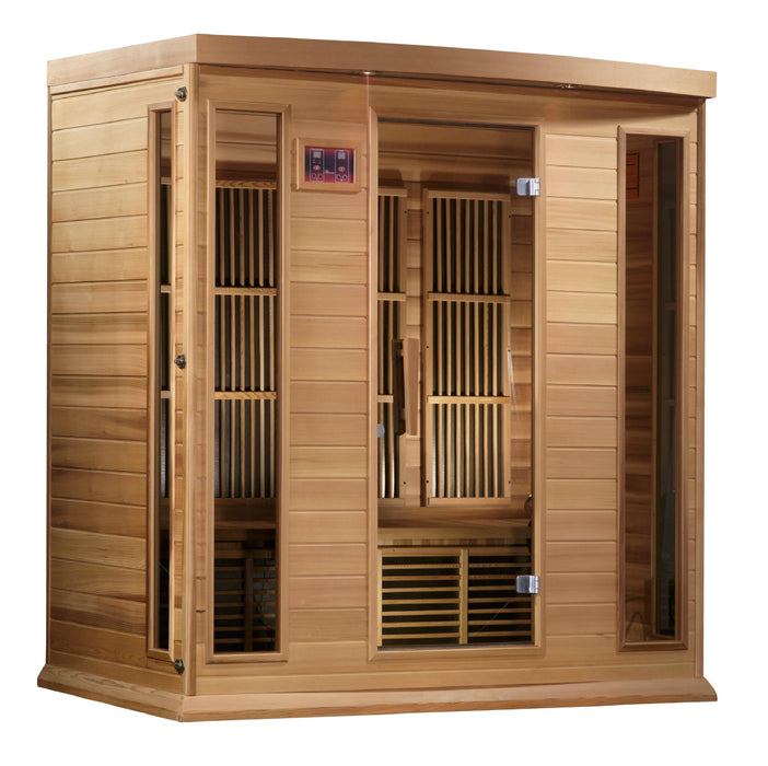 Golden Designs "4-Person Low EMF Cedar Infrared Sauna - Maxxus"