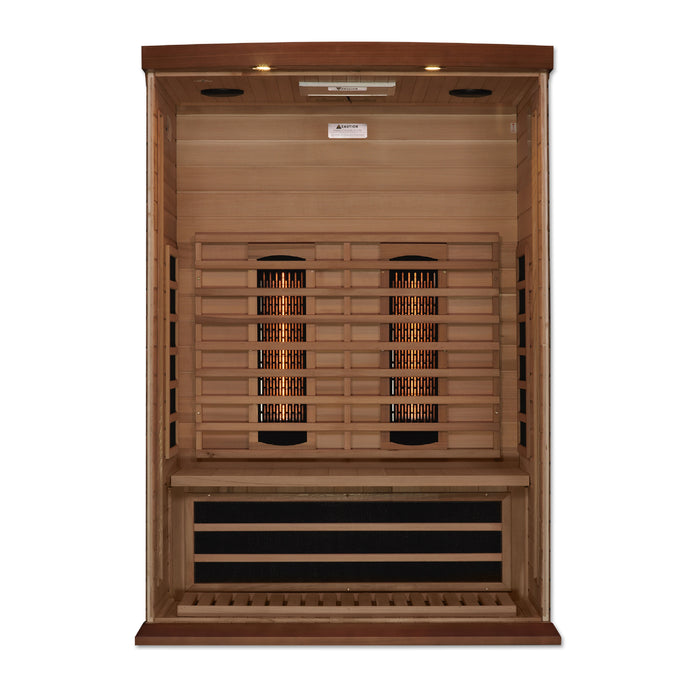 Golden Designs "2-Person Full Spectrum Near Zero EMF Infrared Sauna - Maxxus"