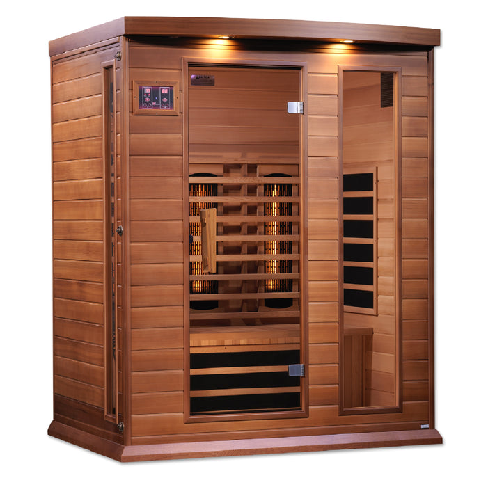 Golden Designs "3-Person Full Spectrum Near Zero EMF Infrared Sauna - Maxxus"