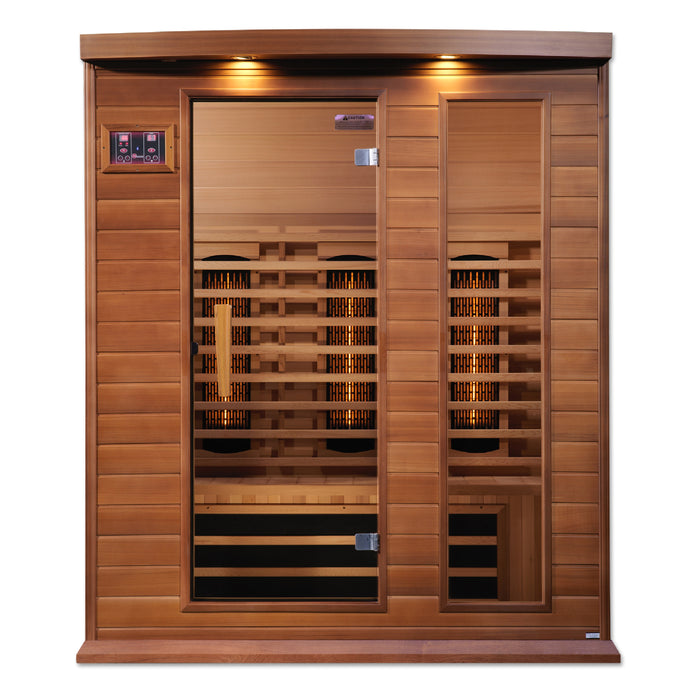 Golden Designs "3-Person Full Spectrum Near Zero EMF Infrared Sauna - Maxxus"