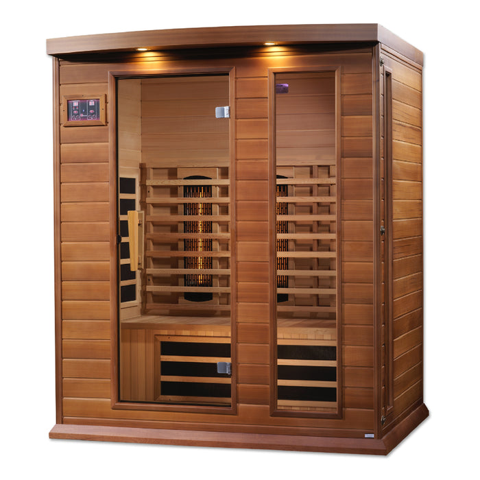 Golden Designs "3-Person Full Spectrum Near Zero EMF Infrared Sauna - Maxxus"