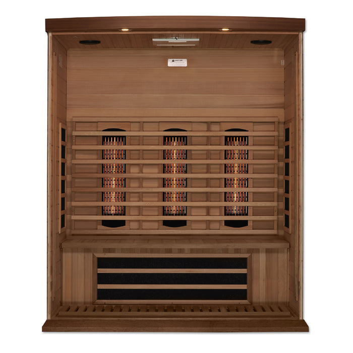 Golden Designs "3-Person Full Spectrum Near Zero EMF Infrared Sauna - Maxxus"