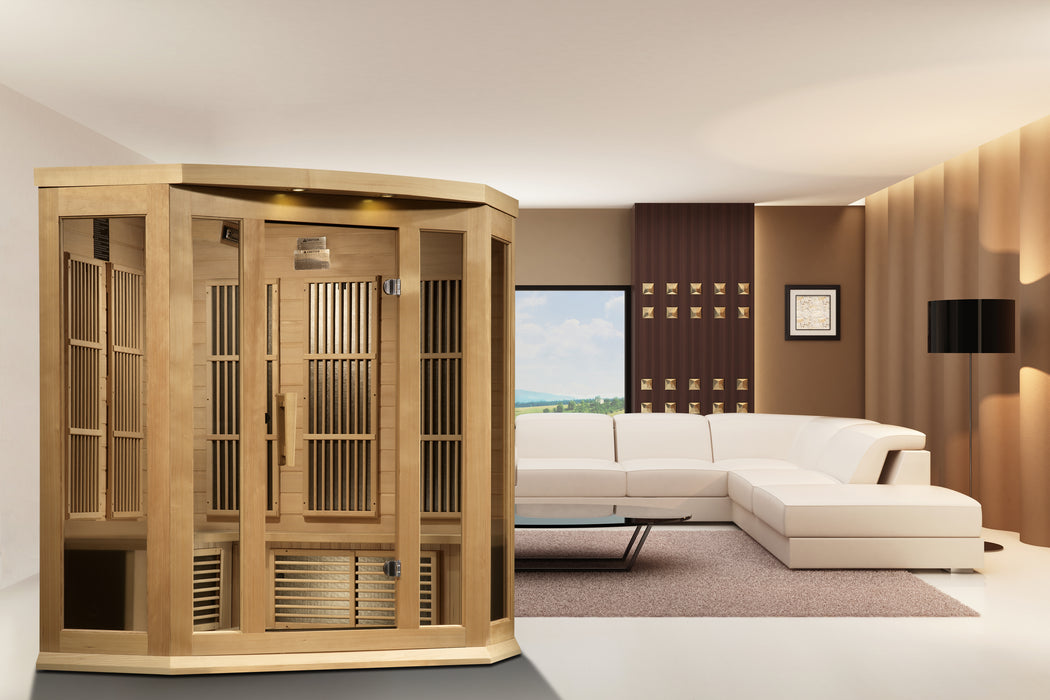 Golden Designs "3-Person Low EMF Infrared Sauna - Maxxus"