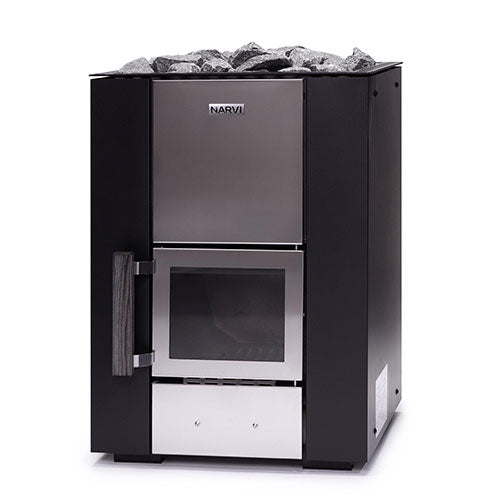 Narvi Kuru Wood-Burning Sauna Stove – Authentic Finnish Design (13kW / 16kW)