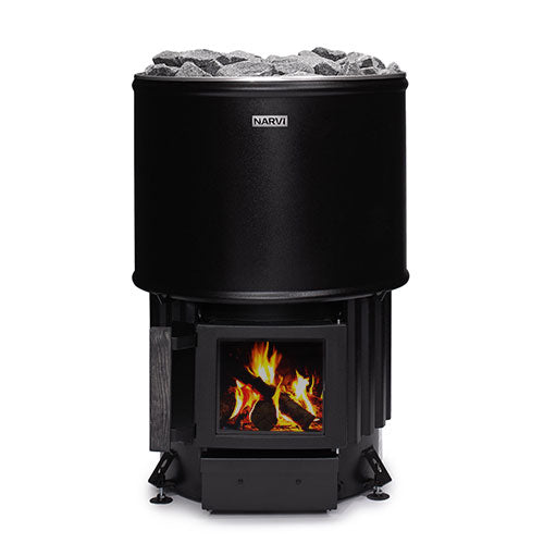 Narvi Luosto Wood-Burning Sauna Stove — 16 kW Finnish Sauna Heater
