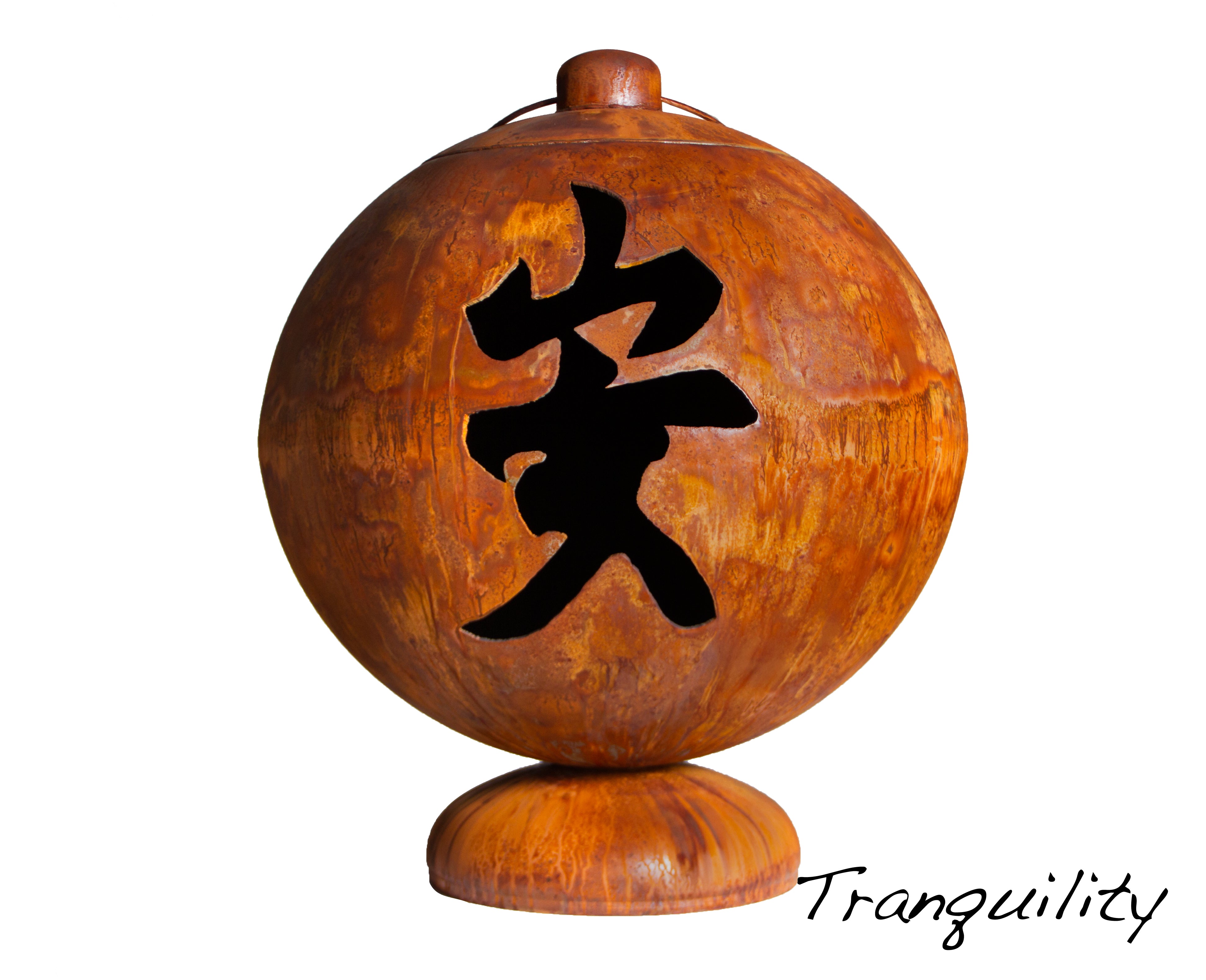Ohio Flame Fire Globe "Peace, Happiness, Tranquility" - Thumbnail 2