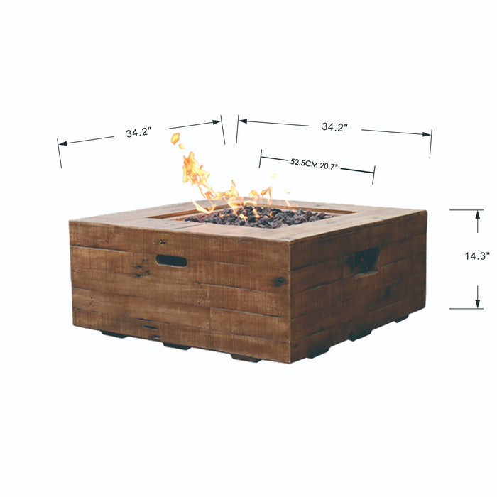 Wilton 40,000 BTU Glass-Fiber Reinforced Concrete Fire Table