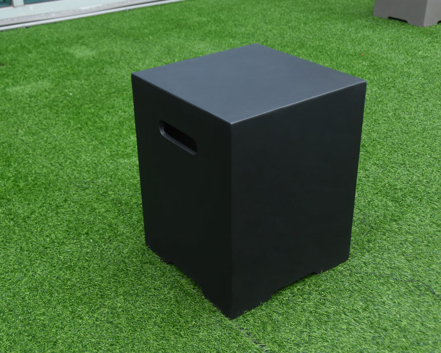 Square Propane Tank Cover and Side Table