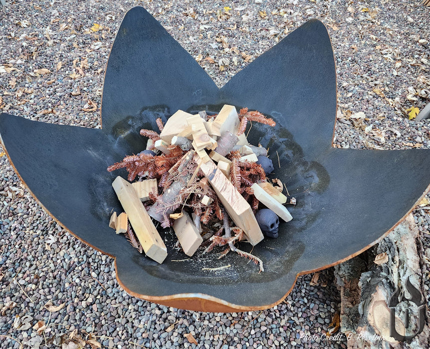 Oho Flame Fire Flower Artisan Fire Bowl